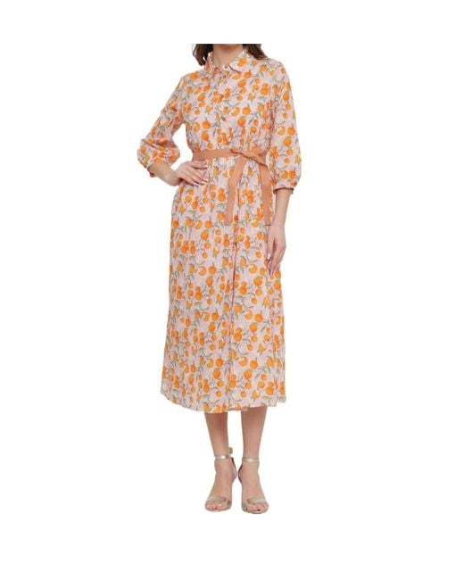iBlues White Long Sleeve Dress