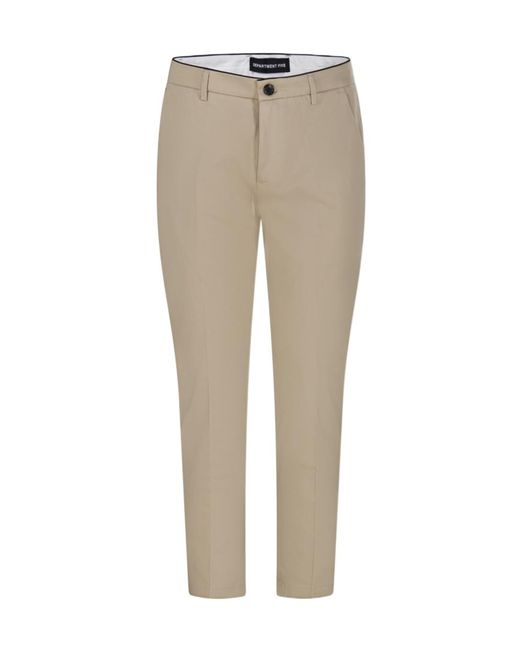 Department 5 Natural Belt Loops Slacks for men