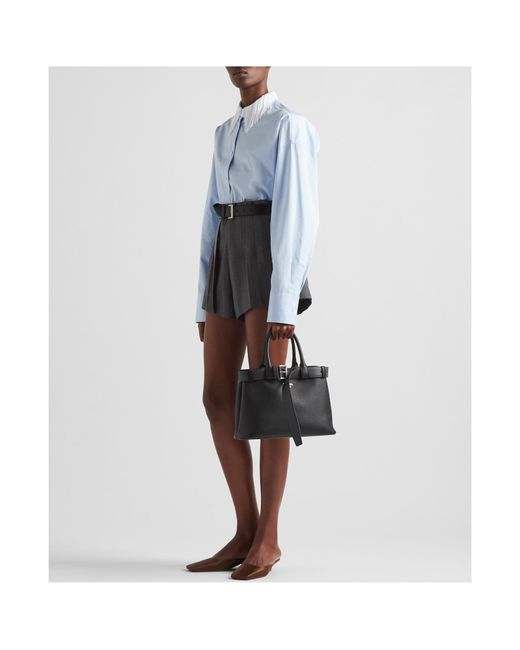 Prada Black Open-Top Medium Handbag