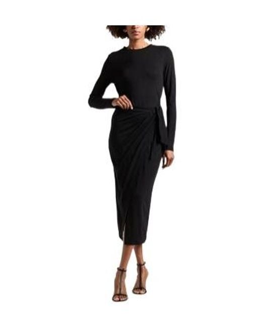 Isabel Marant Black Simple Long-Sleeved Dress