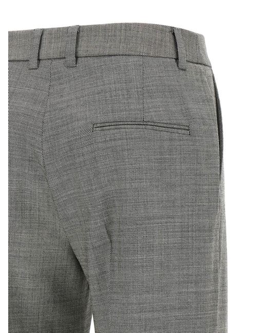 Alberto Biani Gray Charlie Wide-Leg Pants