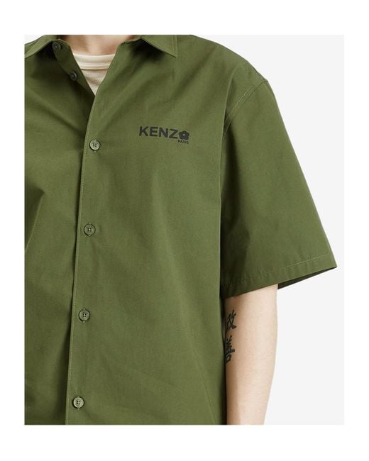 KENZO Green Boke Flower 2.0 Shirt for men