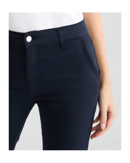Liu Jo Blue High-Rise Cropped Trousers