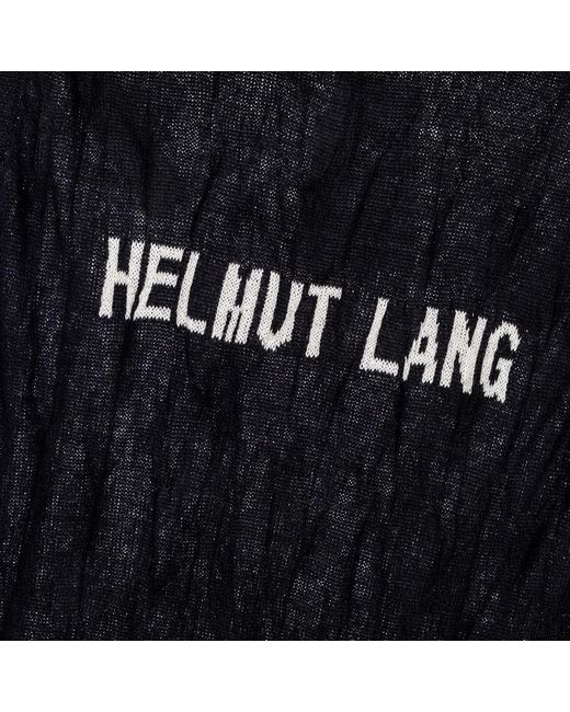 Helmut Lang Blue Round-Neck Vest