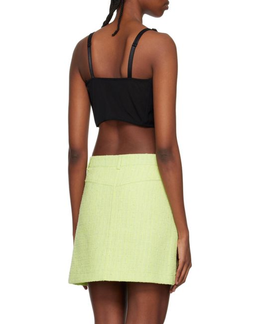 Moschino Green Button Sling Vest