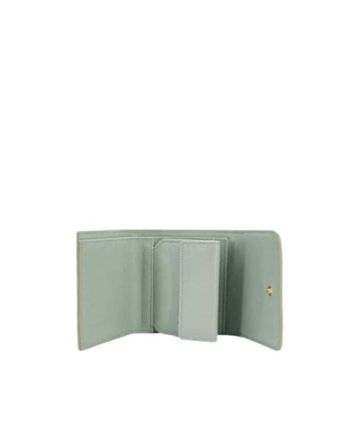 Bottega Veneta Natural Intrecciato Tri-Fold Wallet
