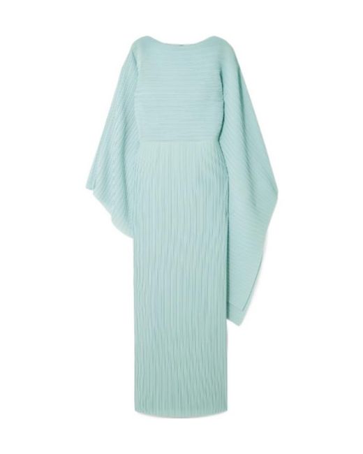 Solace London Blue Featuring A Pleated Long Skirt