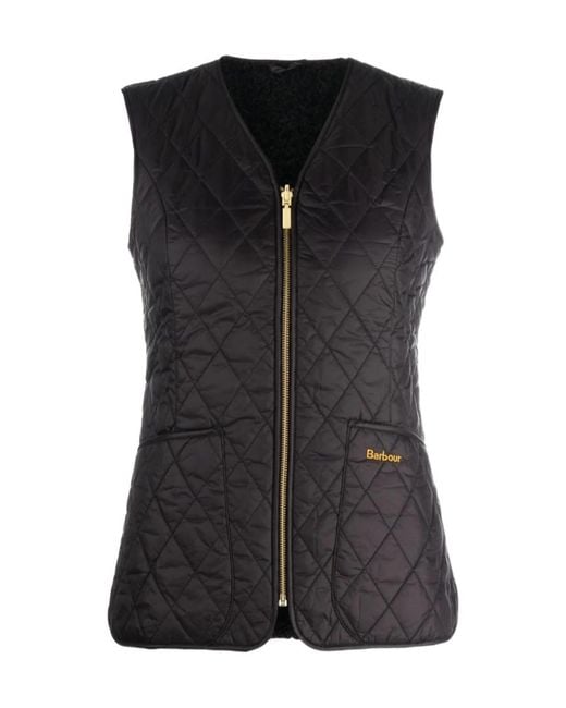 Barbour Black V-Neck Sleeveless Vest