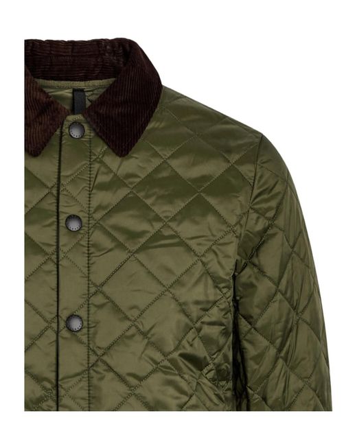 Barbour Green Quilted Jacket for men