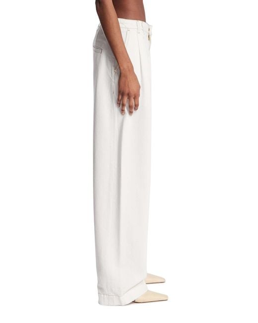 DARKPARK White Straight-Leg Trousers