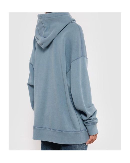 Isabel Marant Blue Miley Drawstring Hoodie for men