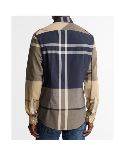 Barbour Multicolor Oversized Check Shirt for men