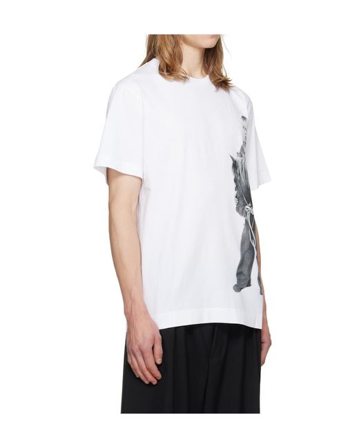 Simone Rocha White Graphic-Print T-Shirt for men