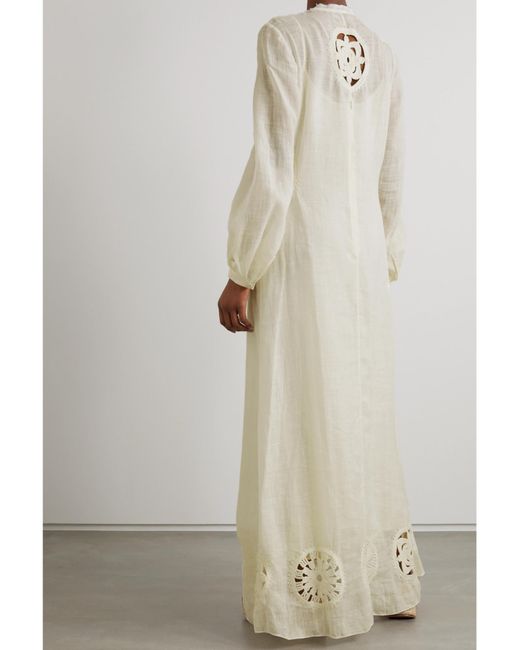 Gabriela Hearst White Long Sleeve Dress