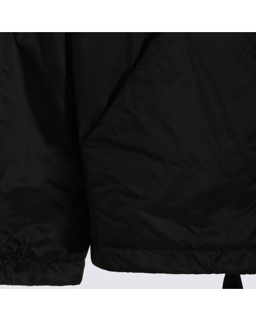 Max Mara Black The Cube Drawstring Puffer Jacket
