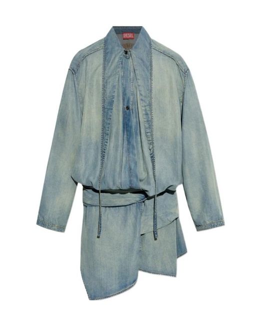DIESEL Blue De-Tilora- Denim Dress