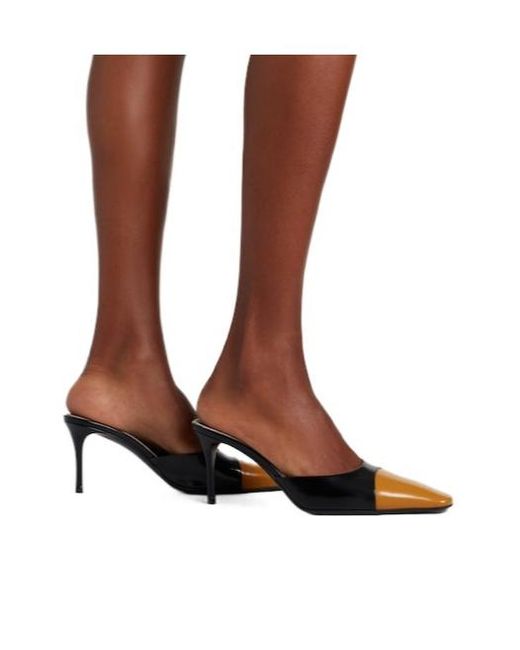 Magda Butrym Blue Twotone Mules
