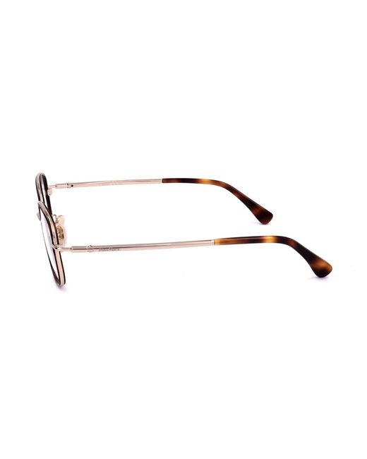 Max Mara Black Rectangle Frame Glasses