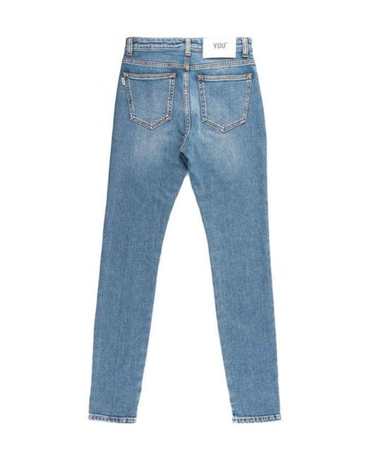 MSGM Blue Straight Jeans