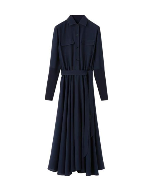 Loro Piana Blue Verlaine Dress