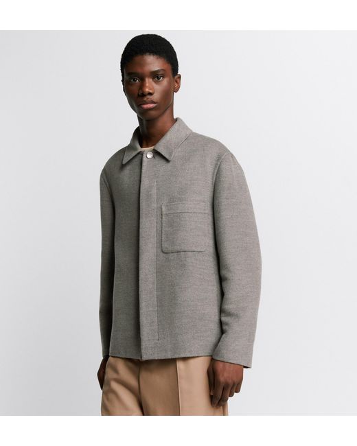 Dior Gray Homme Icons Long-Sleeved Jacket for men