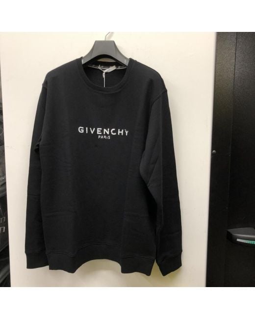 Givenchy Black 3D Logo-Print Sweatshirt for men