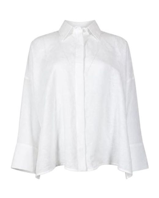 Fabiana Filippi White Long-Sleeved Shirt
