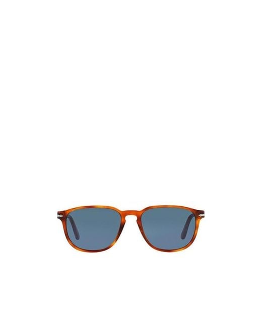 Persol Blue Rectangular Frame Sunglasses for men