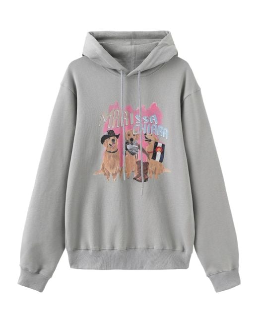 Marissa Chiara Gray Long-Sleeved Sweatshirt