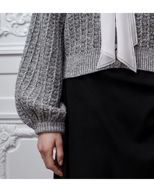 Dior Gray Cardigan