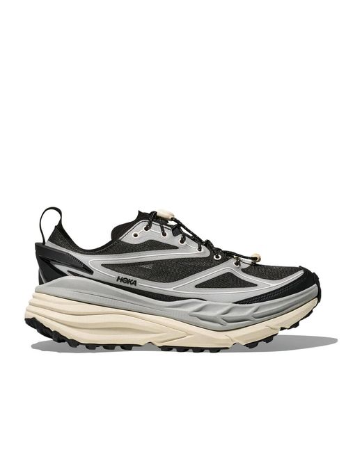 Hoka One One Black Lace-Up Sneakers for men