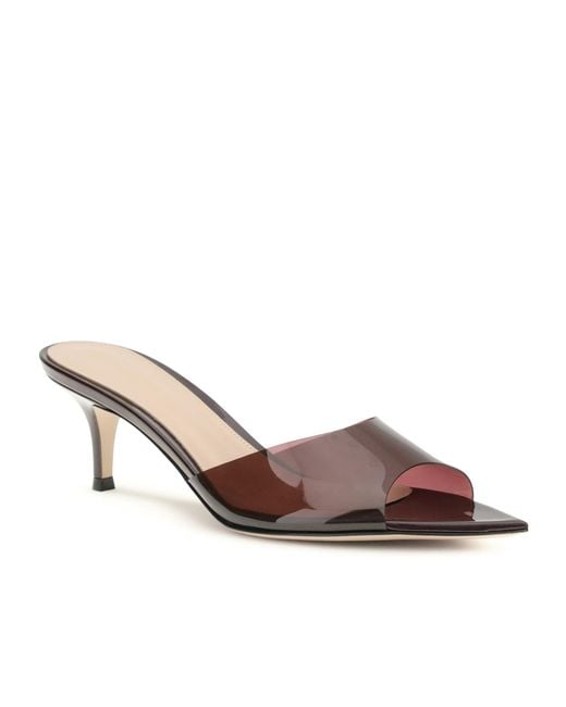 Gianvito Rossi Brown Elle Pointed-Toe Mules