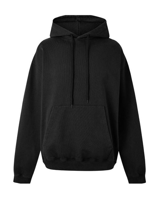 424 Black Pullover Hoodie for men