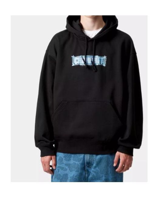 Carhartt Blue Hooded Electric Boogie Sweatshirt for men