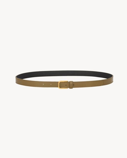 Saint Laurent White Adjustable Waist Belt