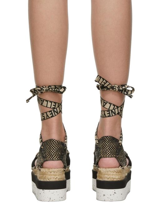 Stella McCartney Black Flat Shoes