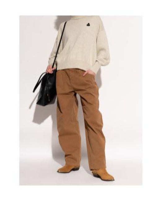 Isabel Marant Brown Elbana Cowboy Ankle Boots