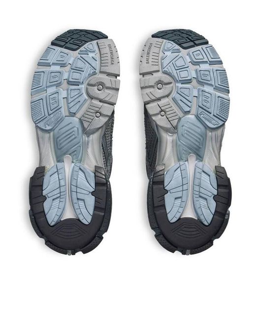 Balenciaga Blue Runner Lace-Up Sneakers for men