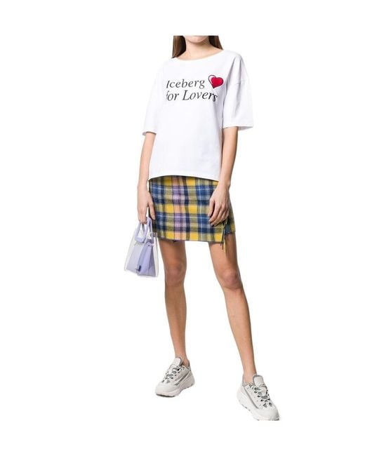 Iceberg White Printed T-Shirt