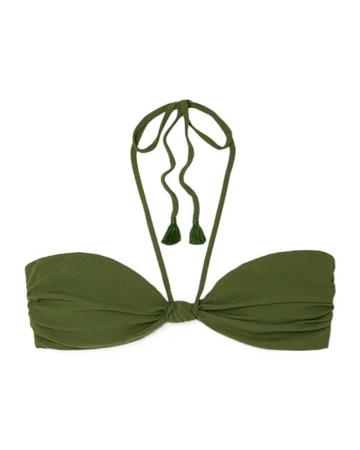 Johanna Ortiz Green Halter Neck Bikini