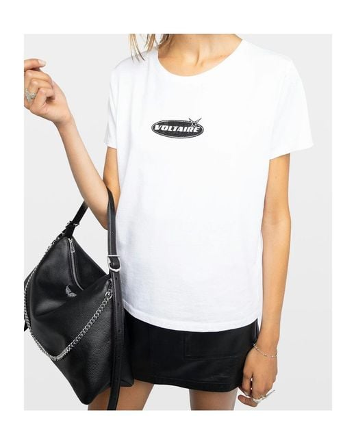 Zadig & Voltaire White Alys T-Shirt