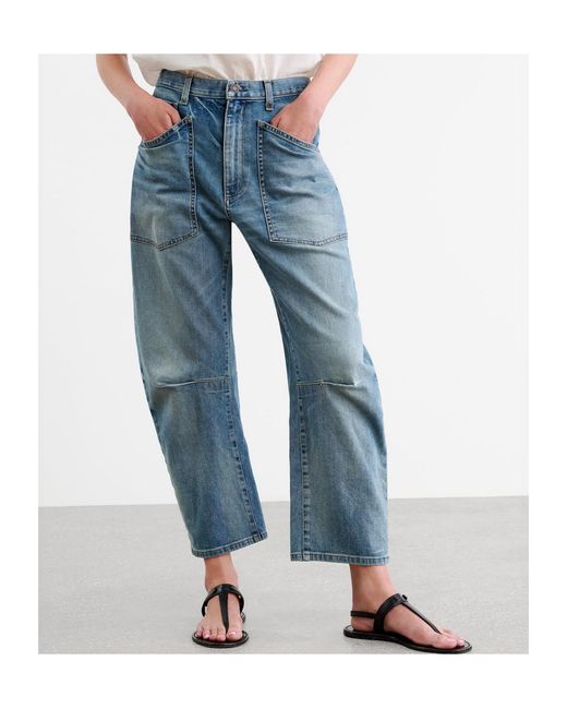 Nili Lotan Blue Shon Denim Jeans