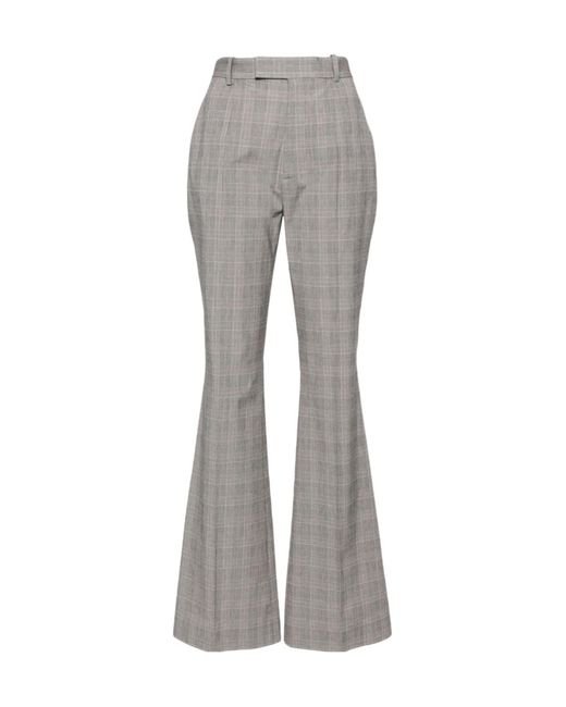 Vivienne Westwood Gray Ray Checked Trousers