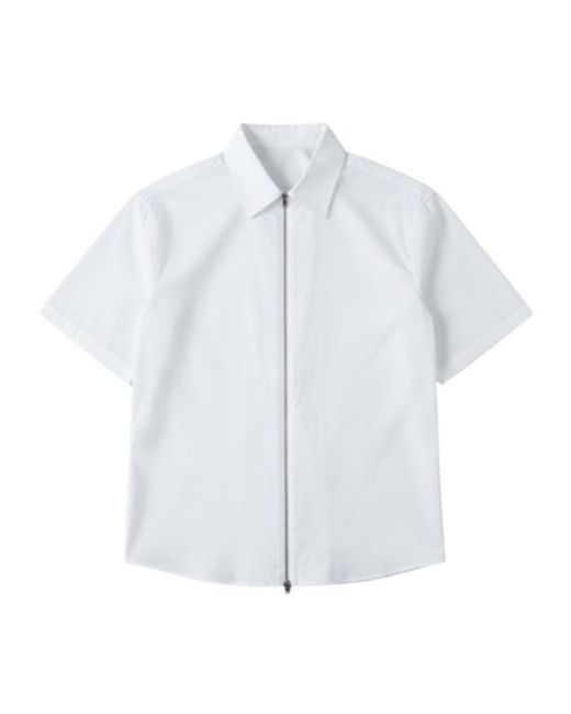 Jil Sander White Short Sleeve Shirt for men