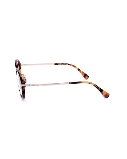 Max Mara White Square Frame Glasses