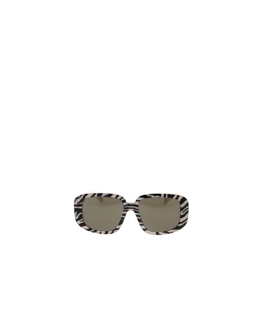 Céline Metallic Logo Sunglasses