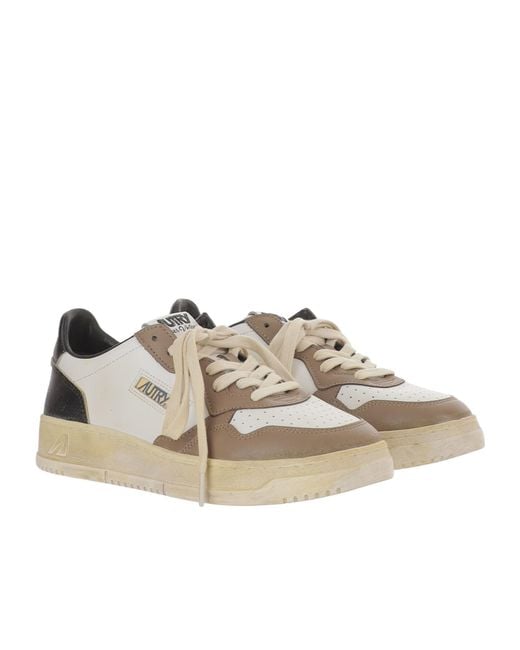 Autry Multicolor Round-Toe Sneakers for men
