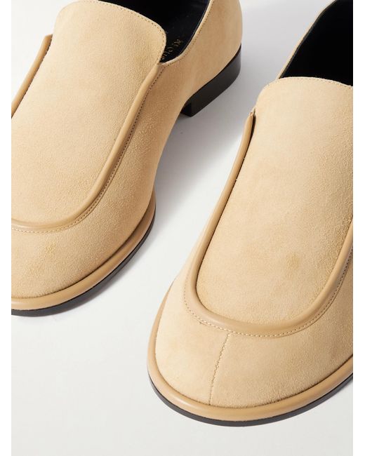 Neous Natural Minimal Suede Loafers