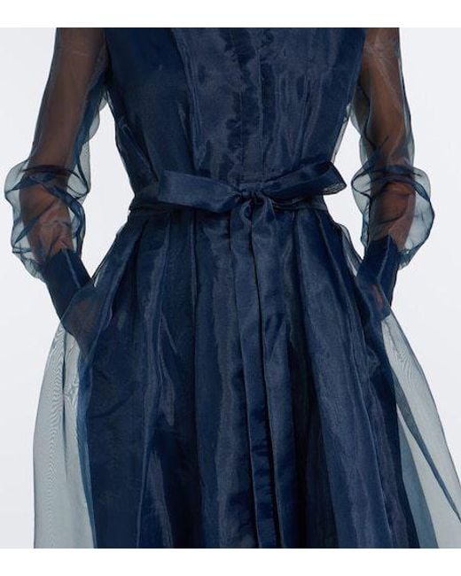 Jonathan Simkhai Blue Montgomery Shirt Dress
