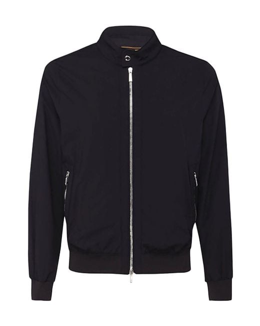 Moorer Blue Zip-Up Jacket for men